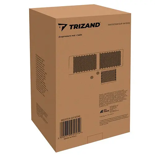 Великий набір для акупресури Trizand 23375 – килимок 115×45 см, подушка, 2 м’ячі, футляр – 13 743 точки тиску - фото 10