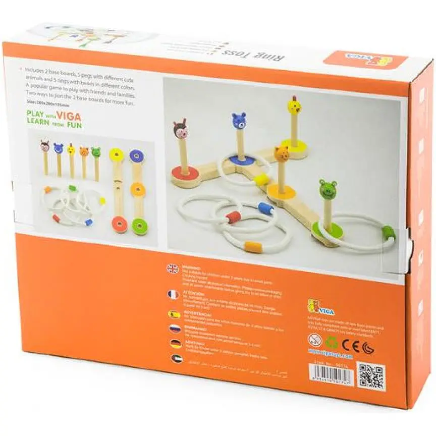 Игровой набор Viga Toys Бросай кольца (50174)  - фото 6