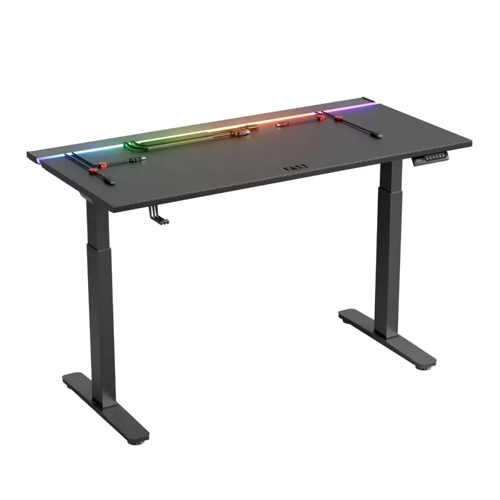 Геймерський стіл 1stPlayer F.A.S.T Black (FAST-1470-RGB-BK) - фото 4