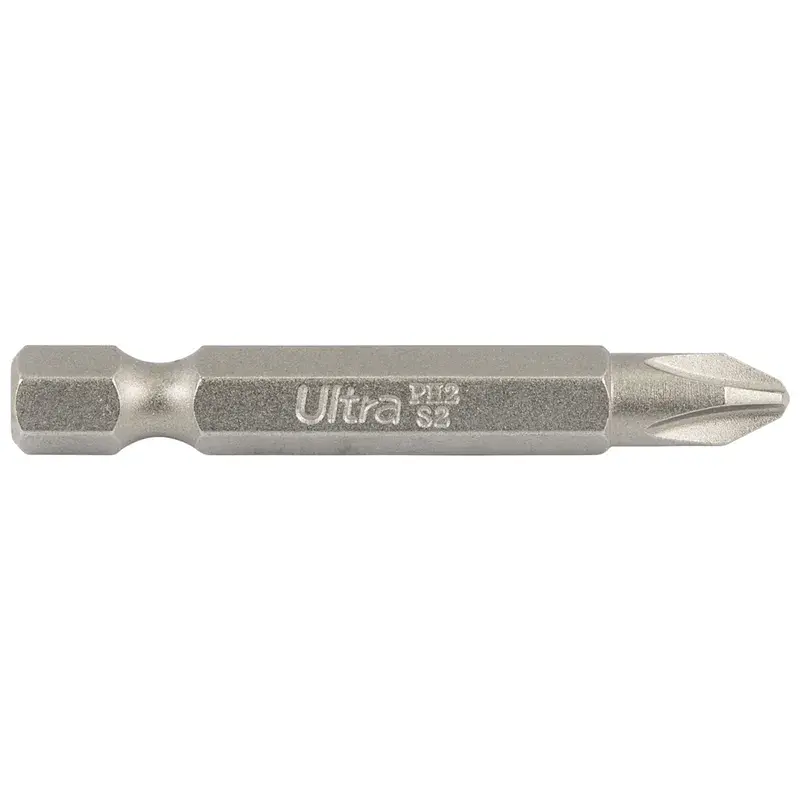 Біти PH2×50мм ¼" 10шт S2 (блістер) ULTRA (4014732) - фото 2
