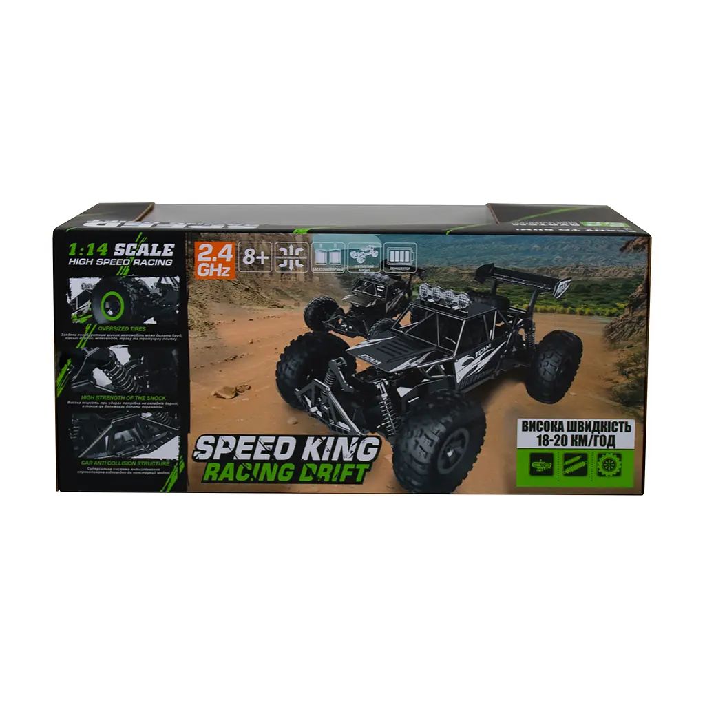Уцінка. Машинка на радіокеруванні Sulong Toys Off-Road Crawler Race чорний (SL-309RHMBl)  - фото 10