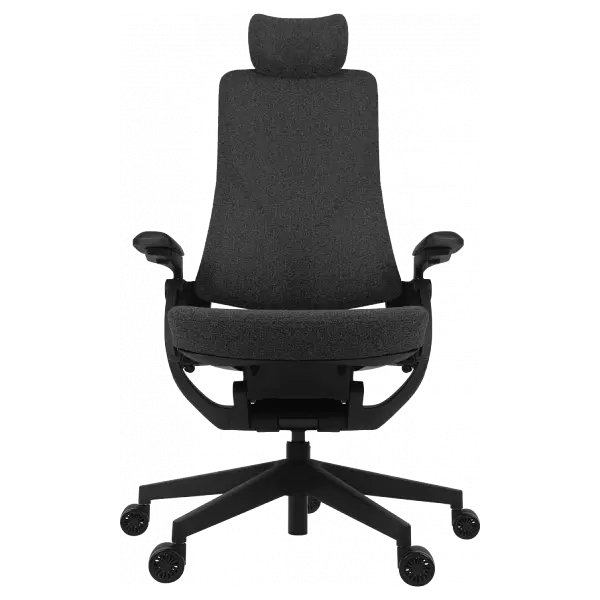 Офісне ергономічне крісло GT Racer B-6314 Fabric Dark Gray/Black - фото 2