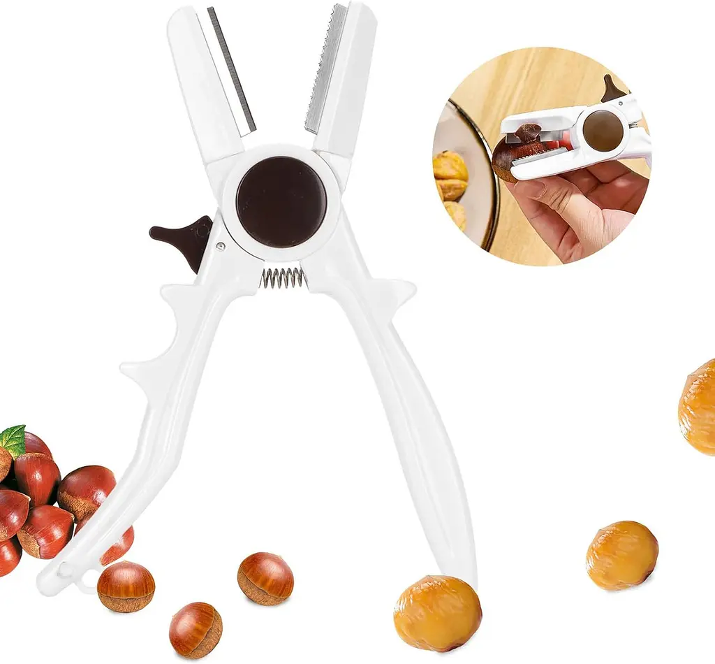 Горіхокол щипці для миттєвого очищення всіх видів горіхів, Kitchen Master Білий 86092 - фото 9