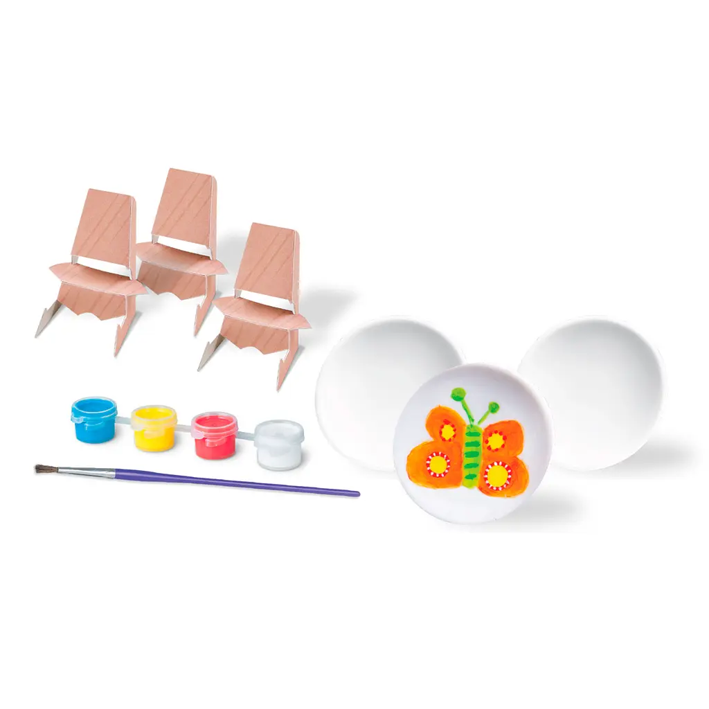 Набор для раскрашивания 4M Little Craft Kits Мини-тарелочки (00-04761) - фото 2