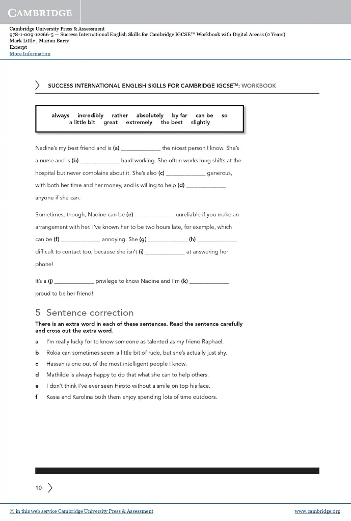 Success International English Skills for Cambridge IGCSE Workbook with Digital Access (2 Years) - Mark Little - фото 11