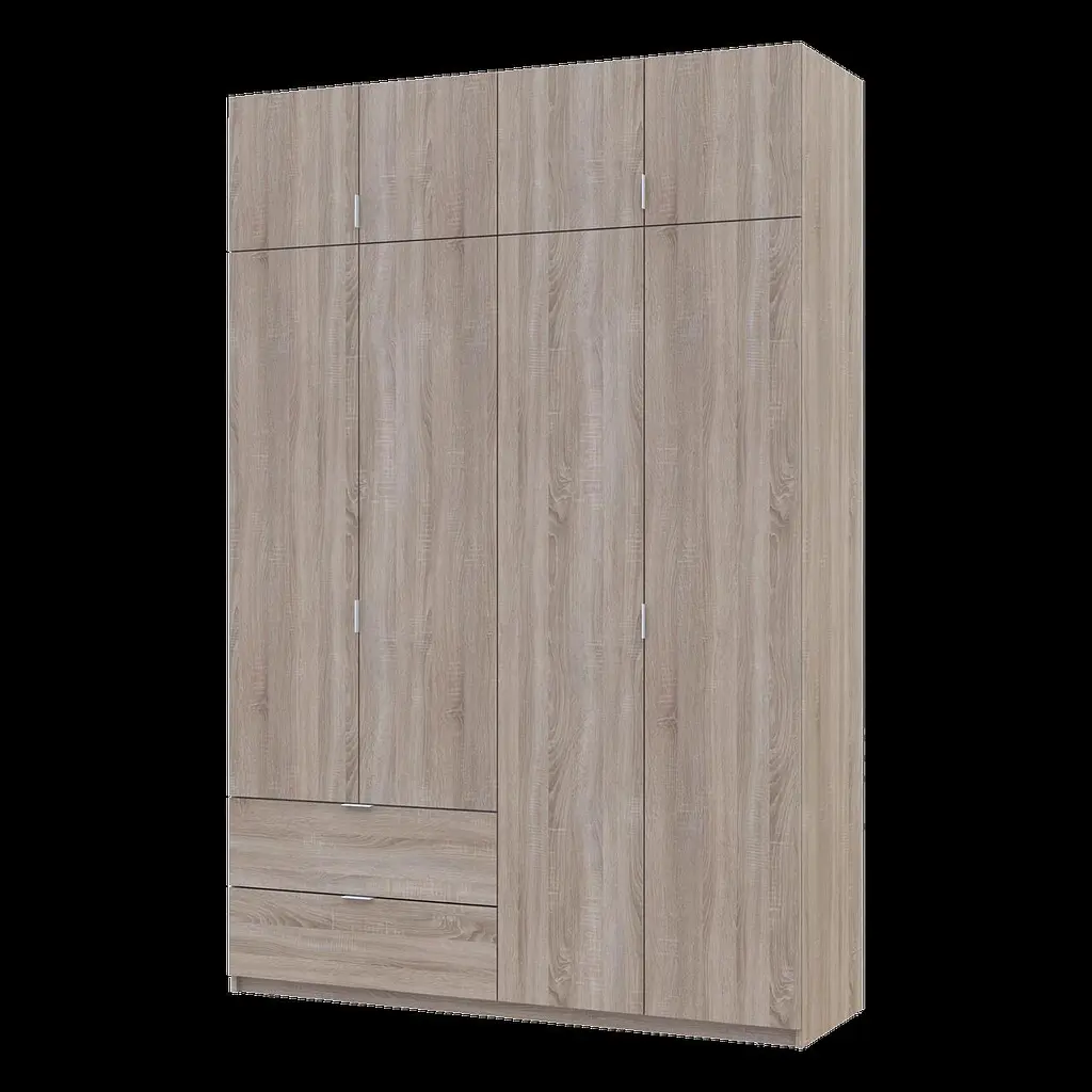 Розпашна Шафа для одягу Doros Лукас Дуб Сонома 160х50х240 (80737730)