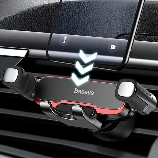 Автомобільний тримач холдер Baseus Mr Hui Gravity Car Mount SUYL-HU01 Black - фото 6
