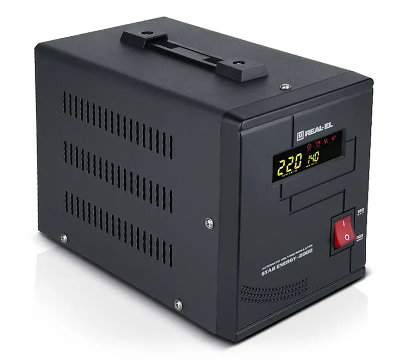 Стабілізатор Real-El Stab Energy-2000 Black - фото 3