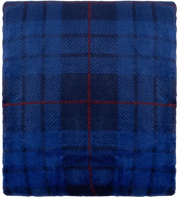 Плед Ardesto Flannel Клітка синя ART0134PB 160х200 см - фото 2
