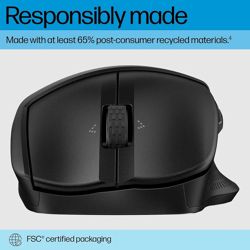 Компьютерная мышь HP 480 Comfort BT черный teh0014081 - фото 5