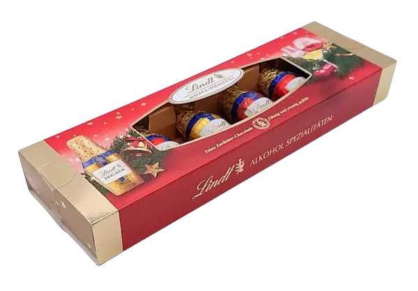 Шоколадні цукерки з лікером Lindt Alkohol Spezialitäten 131г - фото 3