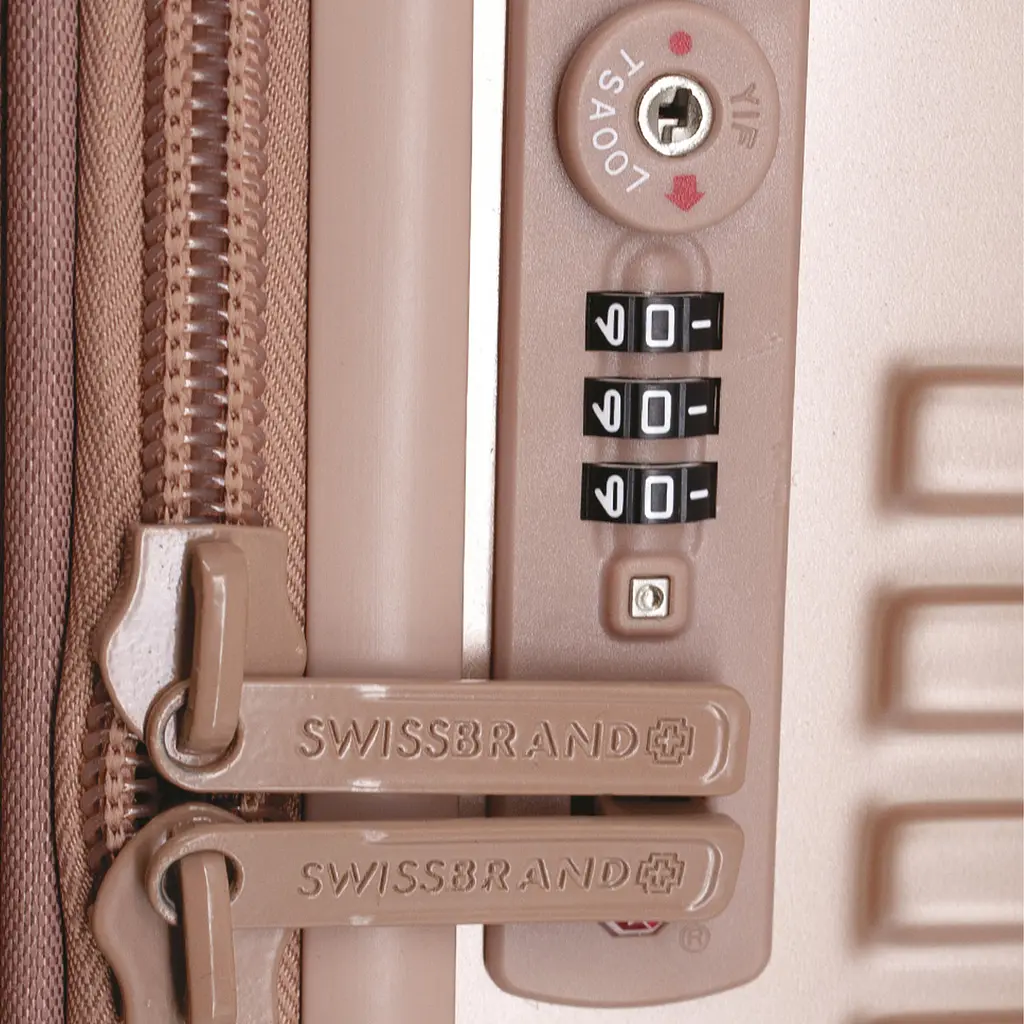 Валіза Swissbrand Rome (S) Rose Gold (SWB_LHROM003S) - фото 4