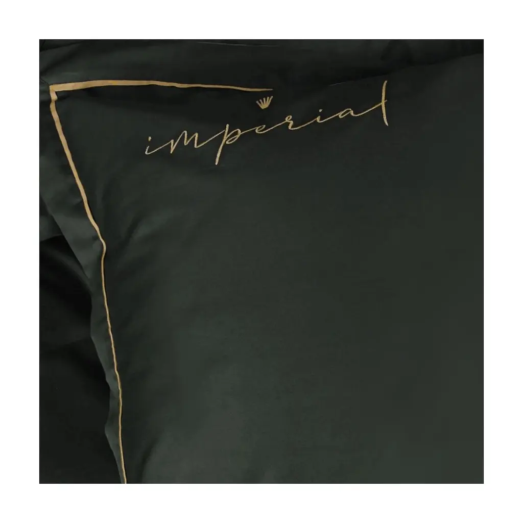 Постільна білизна MirSon Сатин Imperial Satin Emerald 200х220 Євро (2200008576257) - фото 7