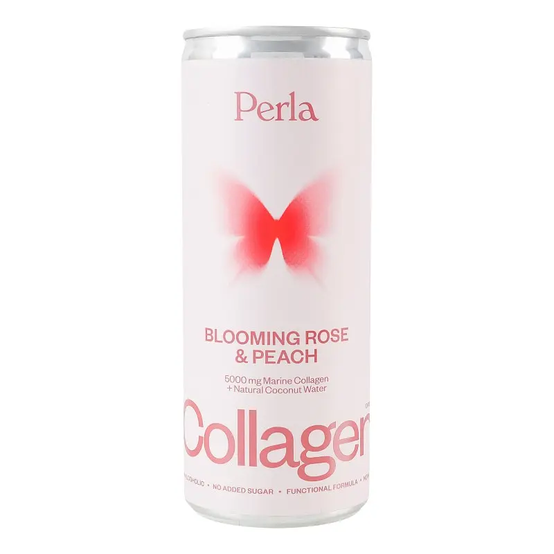 Напиток из коллагена со вкусом розы и персика Collagen Perla Helsa 250 мл x 4 - фото 2