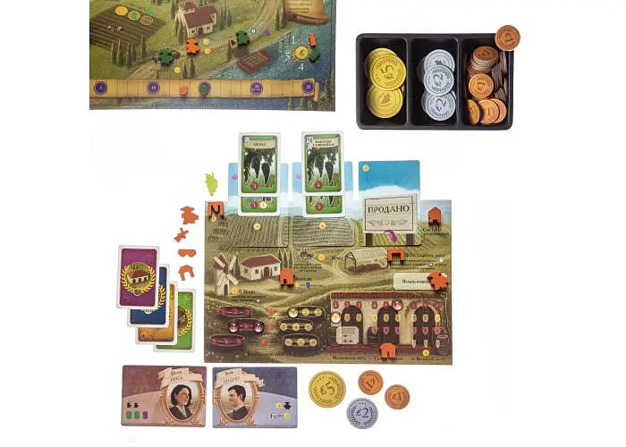 Настольная игра Kilogames Виноделие. Основное издание (Viticulture Essential Edition) (укр.) (KG-2250) - фото 5