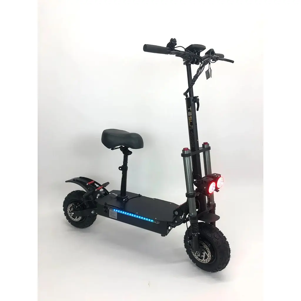 Електросамокат Двомоторний з сидінням Tesla 4000 (6000W, 60V,30Ah) та NFC ключ - фото 3