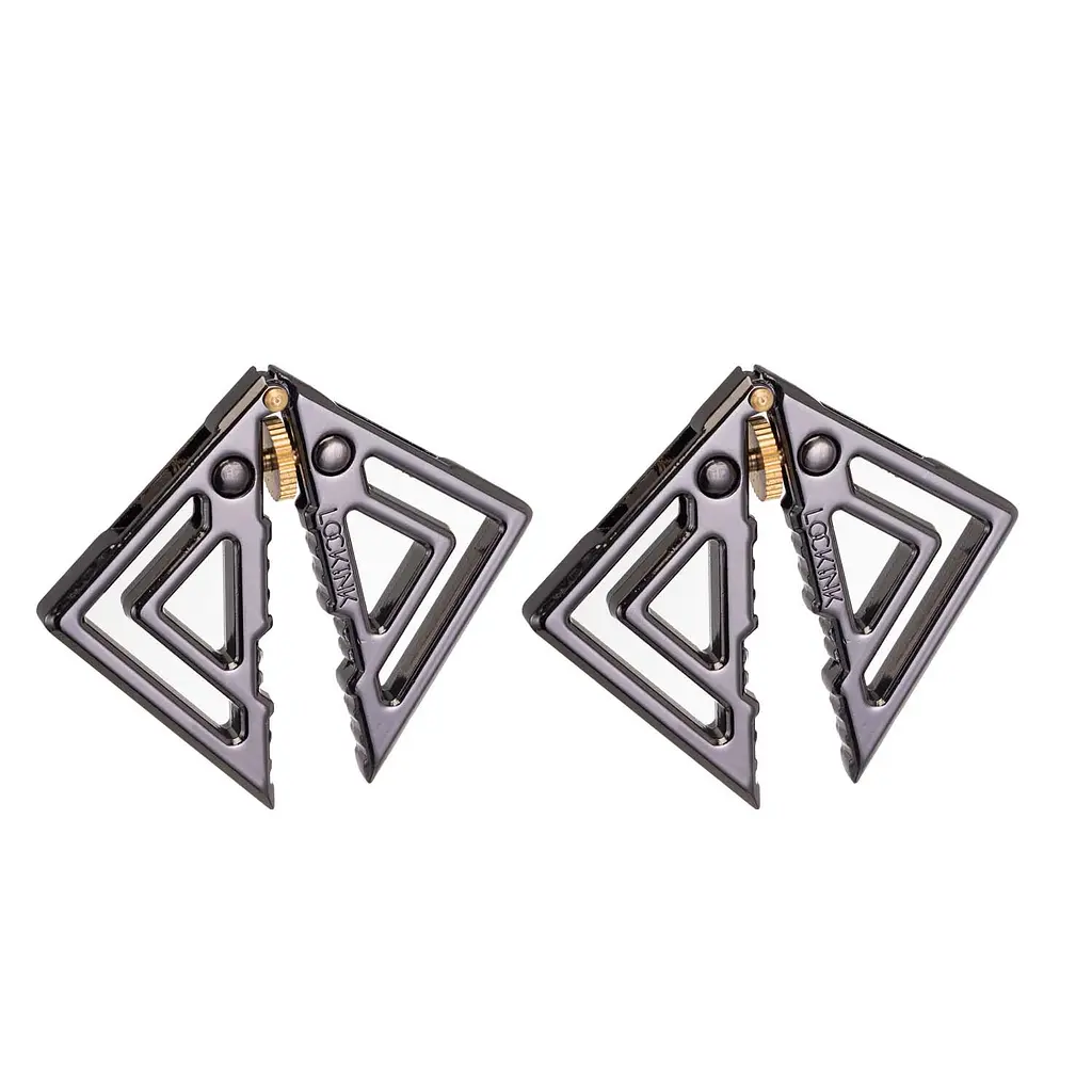 Затискачі для сосків з легкою підвіскою LOCKINK Adjustable Nipple Clamps with Light Pendant, сріблясті - фото 7