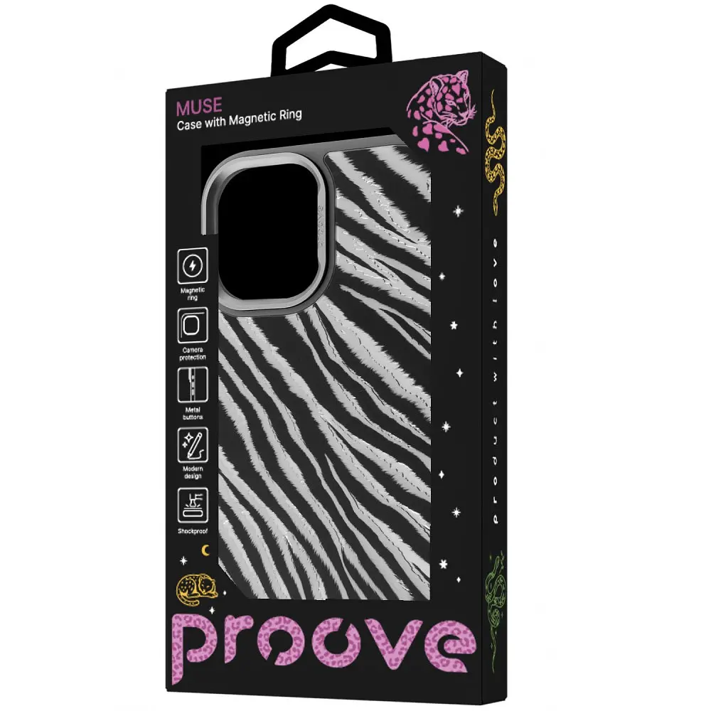 Чохол Proove Muse Animal Case with Magnetic Ring iPhone 17, в асортименті - фото 2