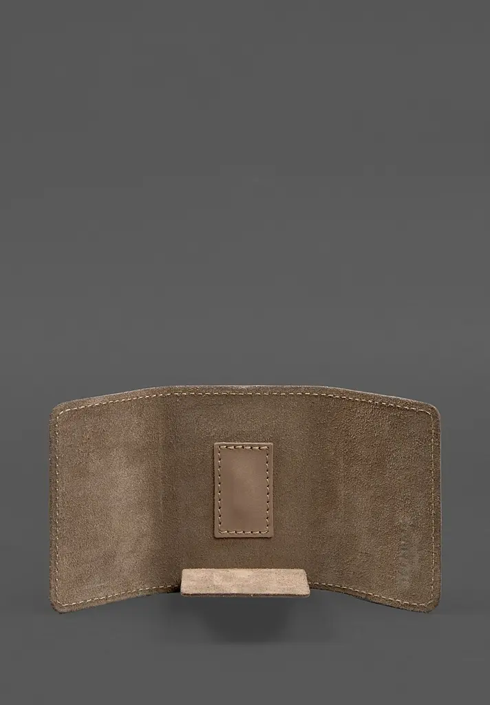 Кожаный кард-кейс 1.1 светло-бежевый Crazy Horse - фото 4