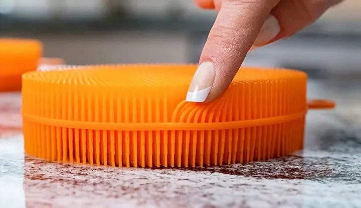 Набір силіконових губок універсальних щіток для посуду Better Sponge 3 шт - фото 5