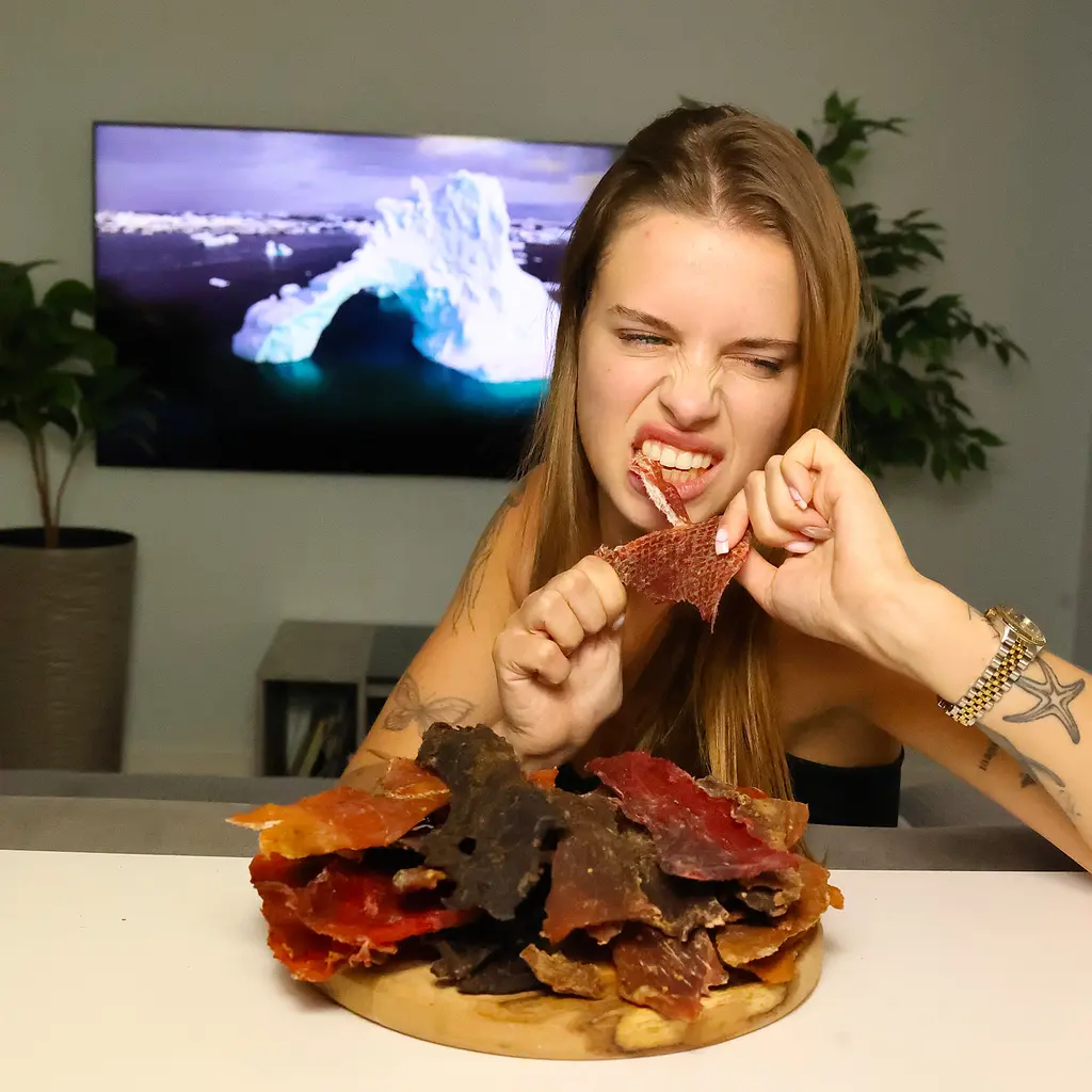 М'ясо свинини сушене "Соломка Карпатські" 250 г - фото 4