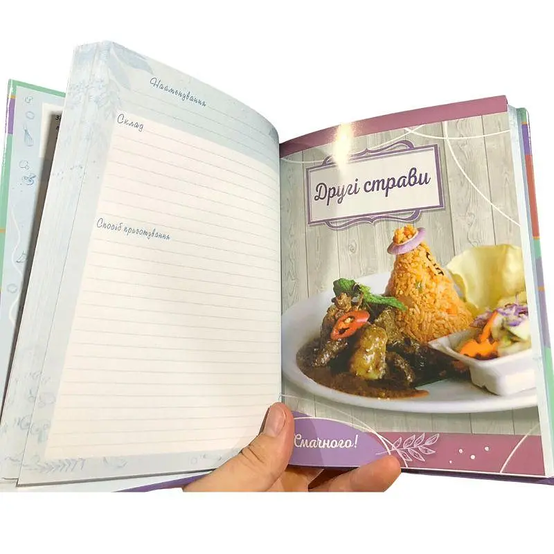 Блокнот А5/80 "WB" /A5133/ "Книга для запису кулінарних рецептів" 80арк. 2диз (1/20) - фото 2