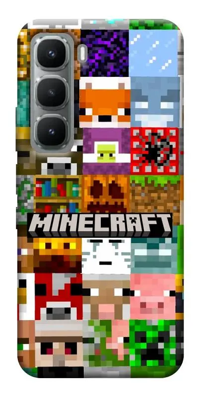 Чохол Demsky Minecraft collage для Infinix Hot 60 Pro+