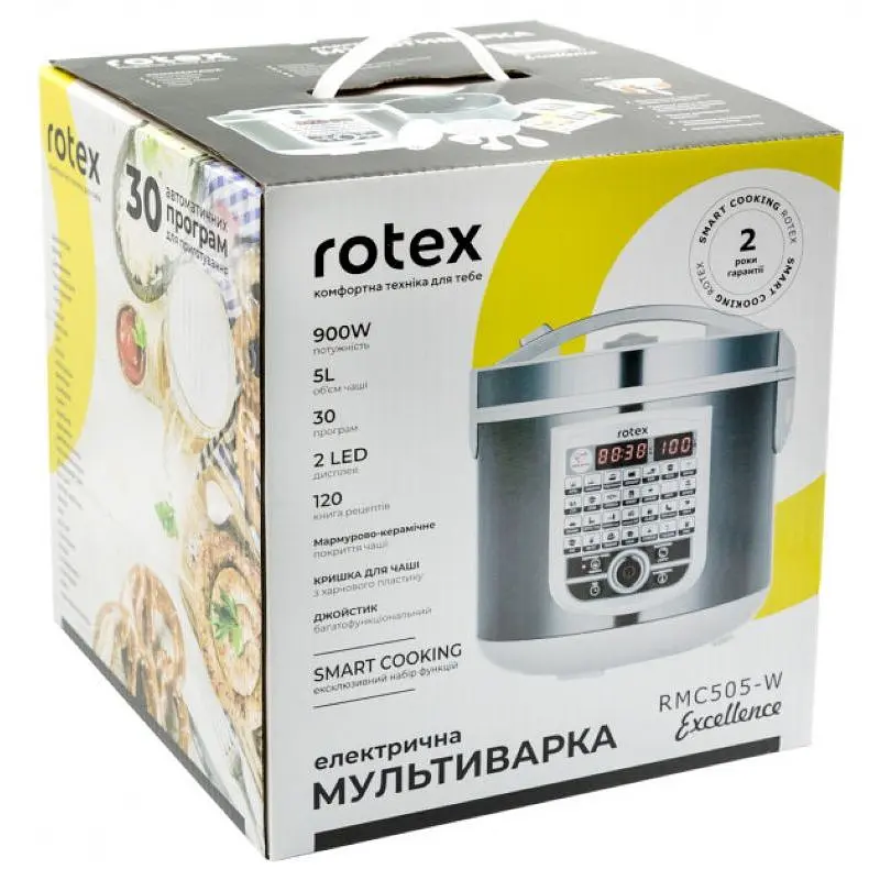 Мультиварка ROTEX RMC 505-W Excellence - фото 6