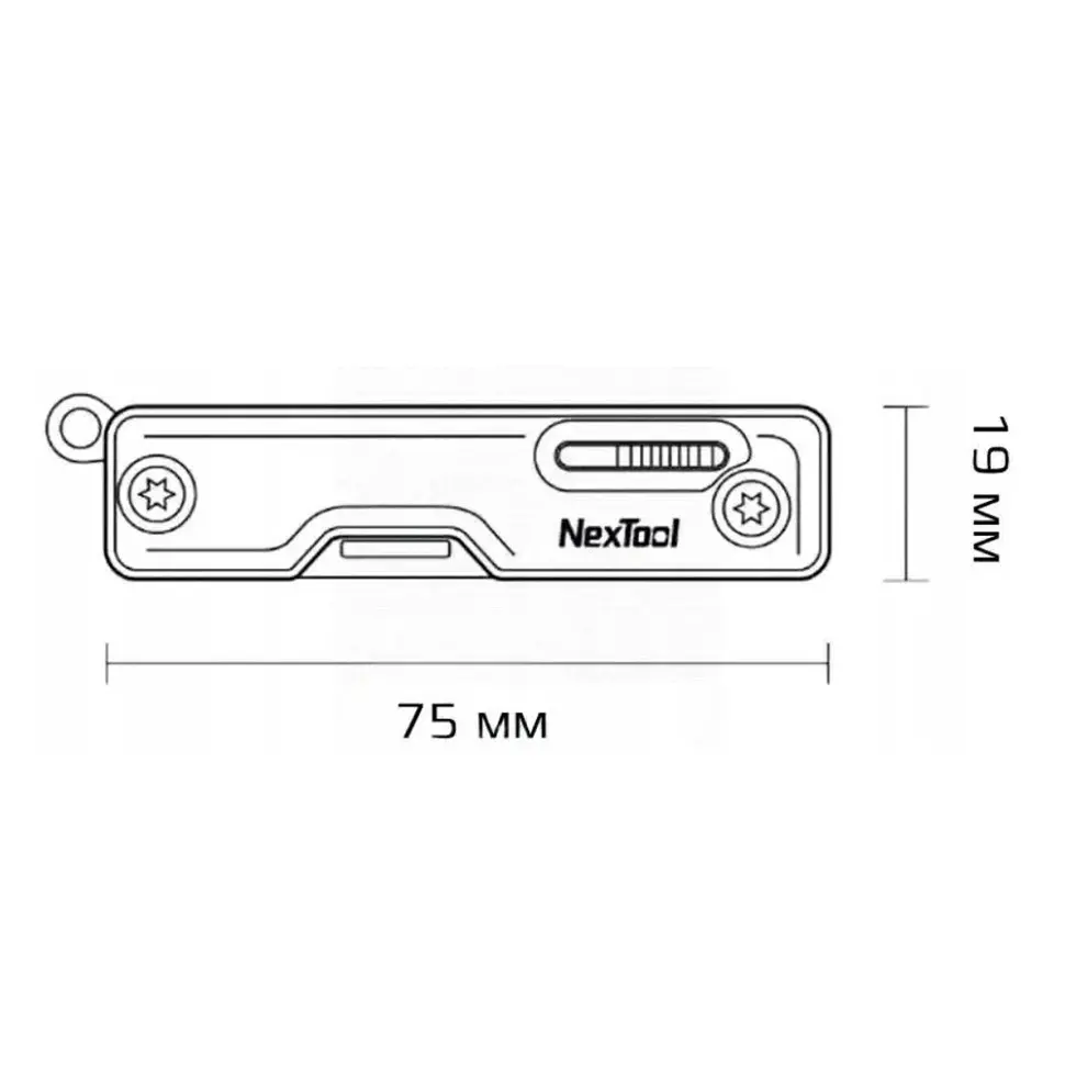 Мультитул NexTool Multi Functional Knife, синій - фото 4