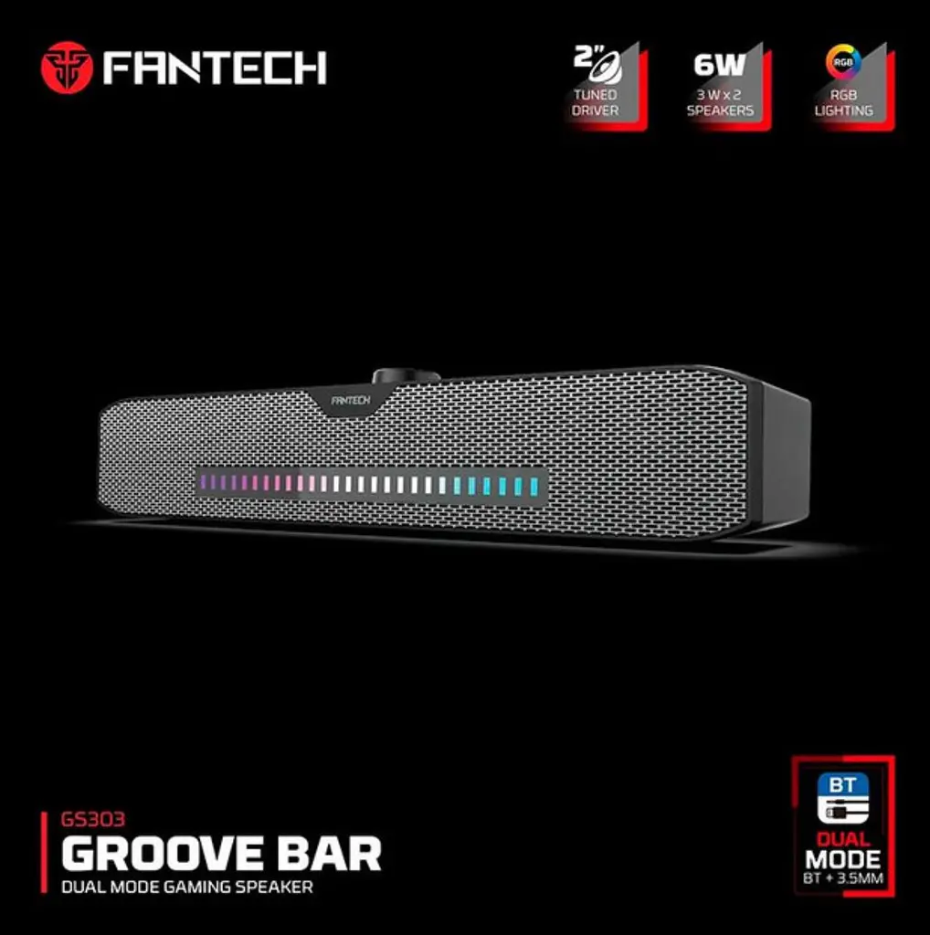 Колонка Fantech GS303 Groove bar чорний - фото 3