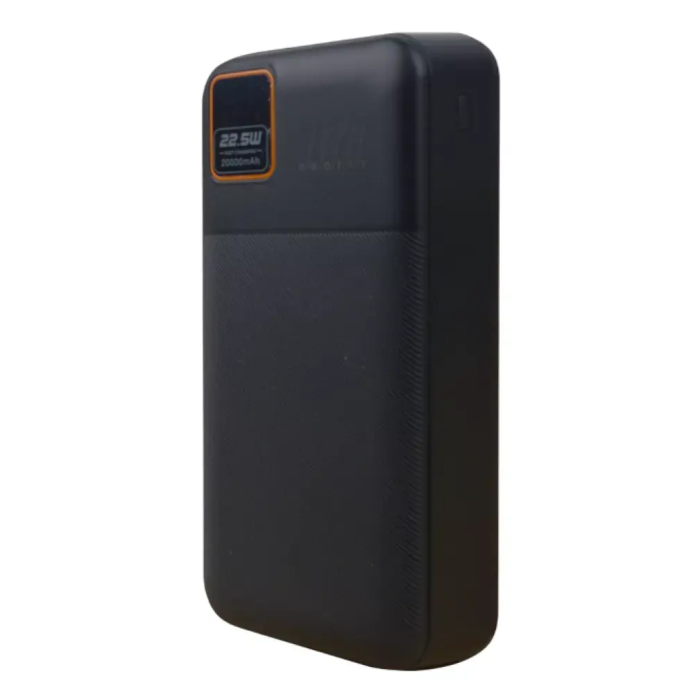 Внешний аккумулятор с фонариком Profit WQ22 20000mAh 22,5W+PD20W LED черный - фото 2