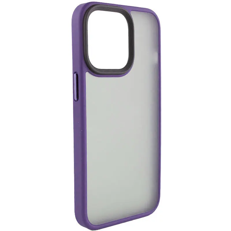Чехол Epik TPU+PC Metal Buttons для Apple iPhone 15 Plus 6.7 Темно-фиолетовый - фото 2