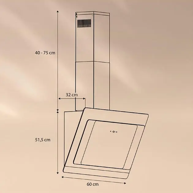 Вытяжка Klarstein Aurora Eco 60 см (10039927) - фото 5