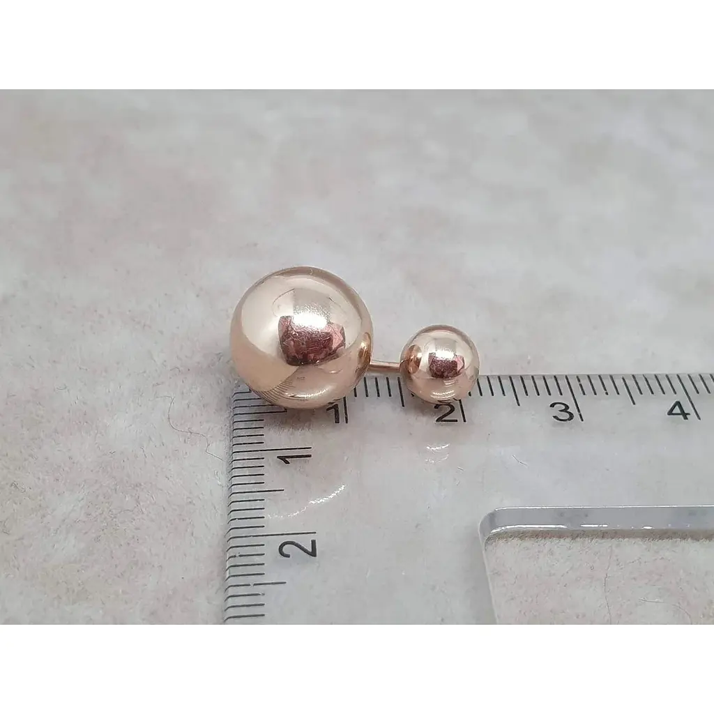 Золота сережка-пірсинг Favoritum. 310129_12 - фото 4