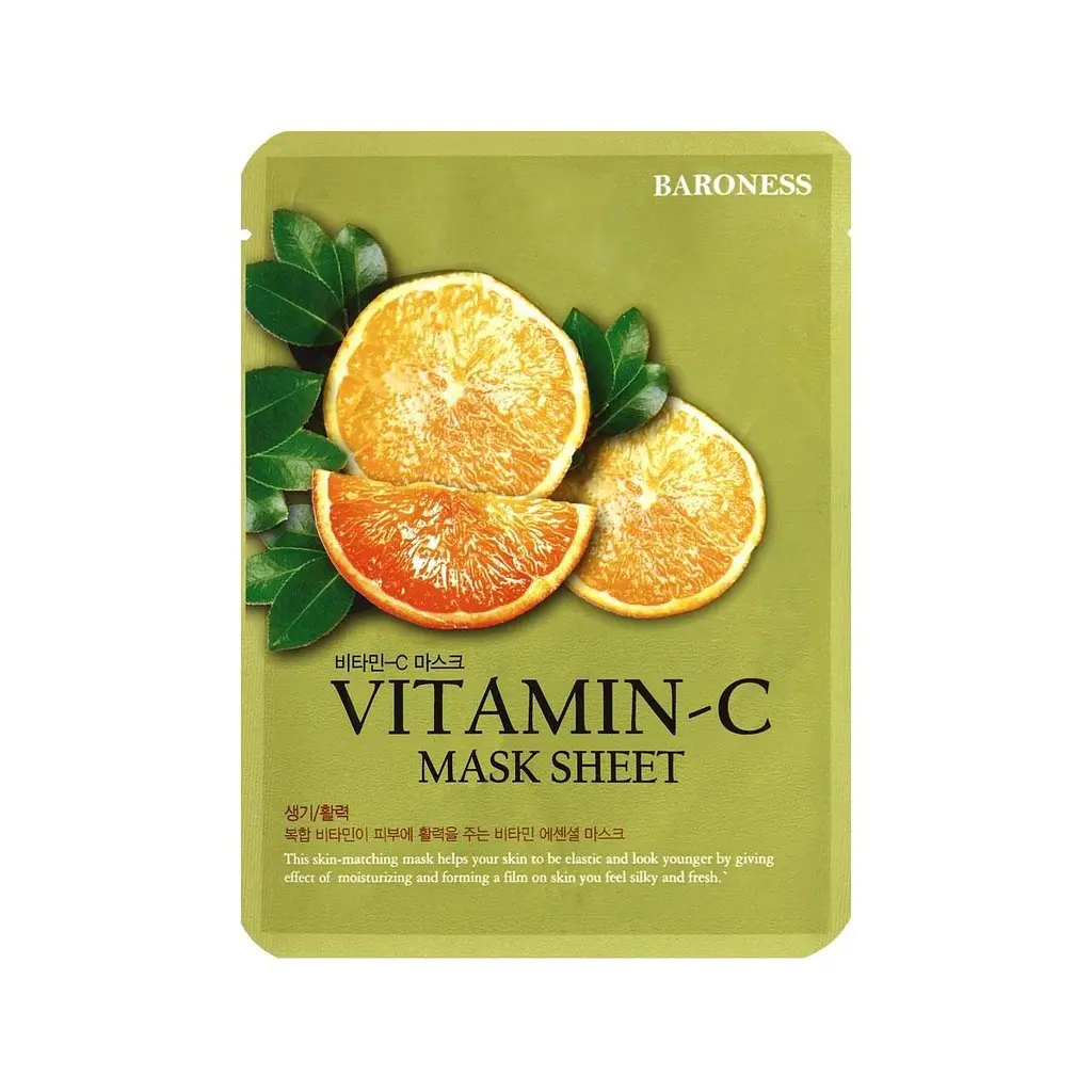 Тканинна маска з вітаміном C Baroness Vitamin C Mask Sheet