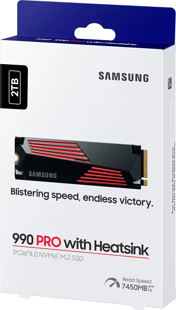 Samsung Накопичувач SSD M.2 2TB PCIe 4.0 990PRO + радіатор - фото 10