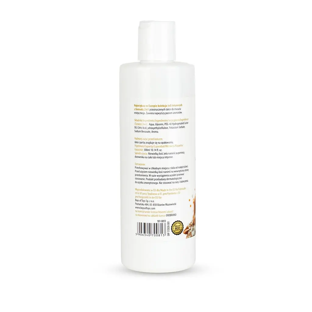Лубрикант Boys Of Toys MyLove Aroma Series IntimMassage Salted Caramel 2в1 та масажний гель, 300 мл - фото 6