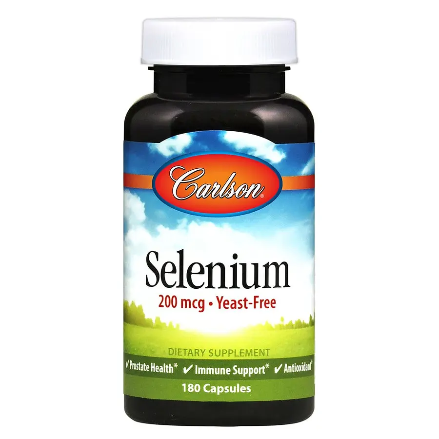 Вітаміни та мінерали Selenium, 180 капсул Carlson Labs vit0004557