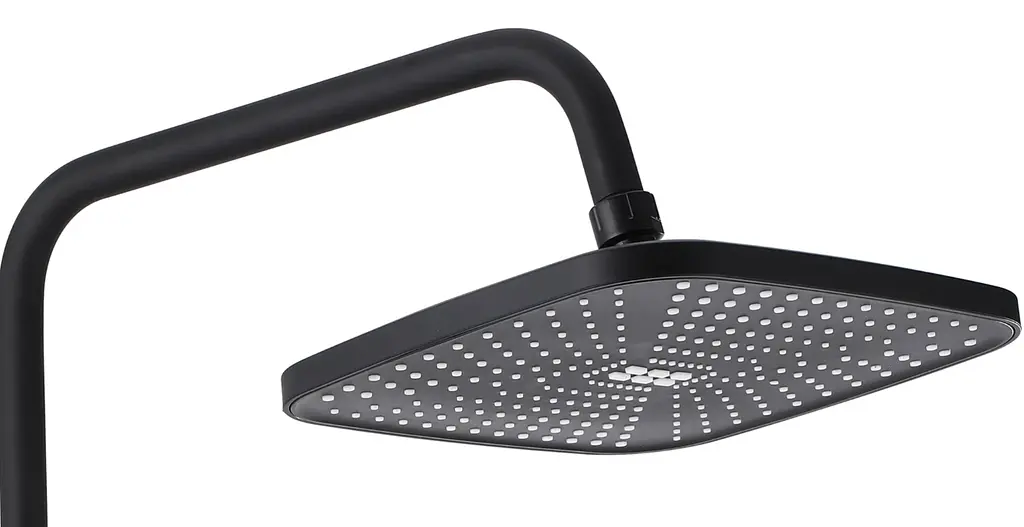 Душова система Rea Storm black з виливом REA-P9533, Чорний матовий - фото 5