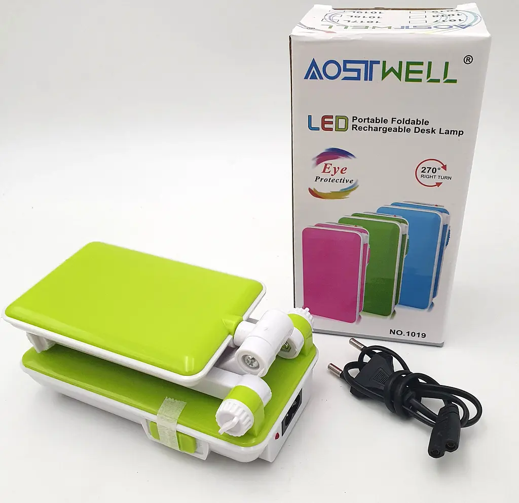 LED-лампа трансформер 30 см сенсорна світлодіодна 2 W настільна акумуляторна 800 mAh TOPWELL 1019 зелена - фото 10