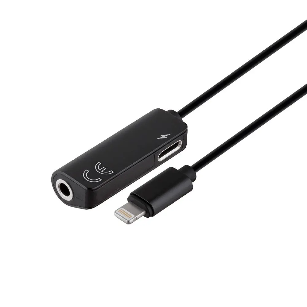 Переходник XPRO Male Lightning to 3.5mm / Lightning CALL32 Чёрный (34332-01_341) - фото 3