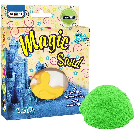 Кінетичний пісок Strateg Magic Sand з формочкою (39305)