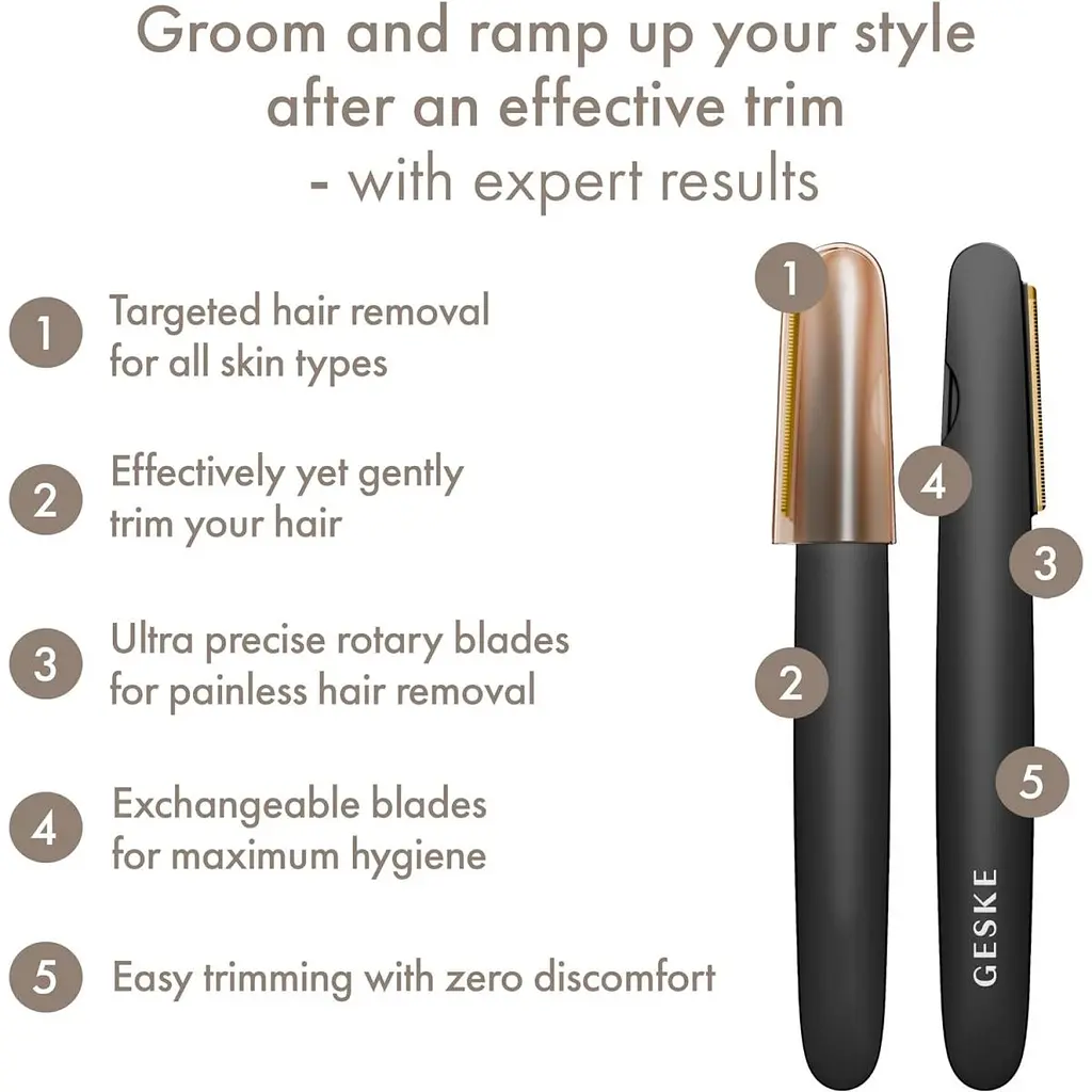 Тример для тіла GESKE Precision Trimmer 4in1 Gray (HB0450) [132061] - фото 8