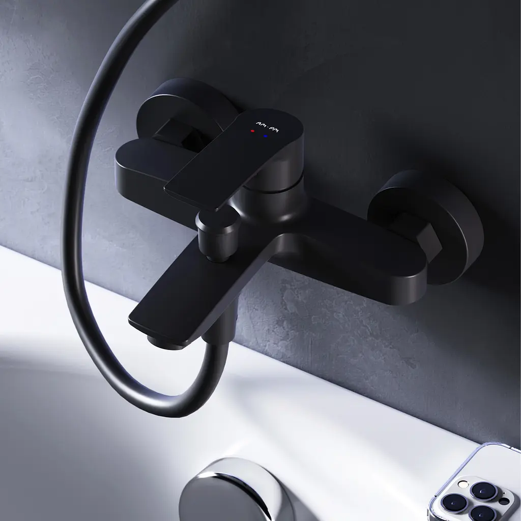 Змішувач для ванни AM.PM Pride black F7C10022 - фото 2