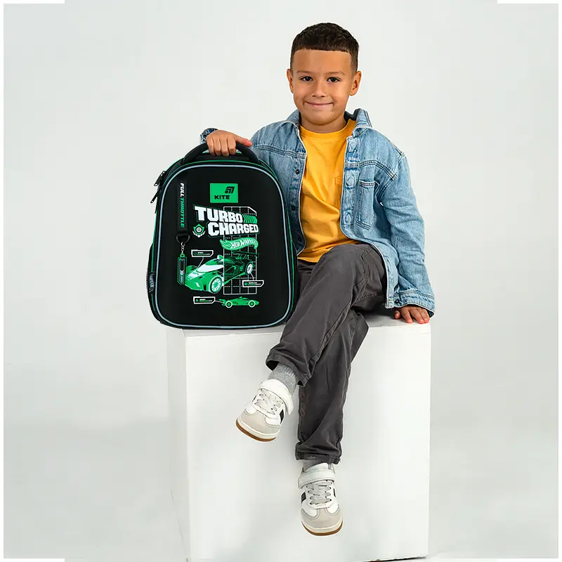 Рюкзак для початкової школи Kite Education каркасний 555 HW Чорний (HW26-555S) - фото 19