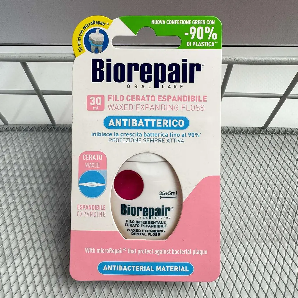 Зубна нитка-флос Biorepair що розширюється Захист ясен 30 м - фото 2