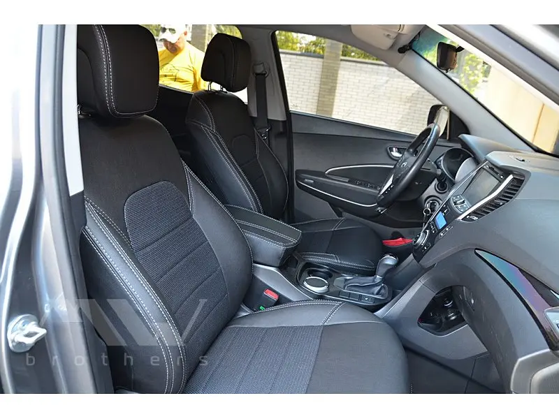 Авточохли модельні MW Brothers для Hyundai Santa Fe III c 2012 - фото 2