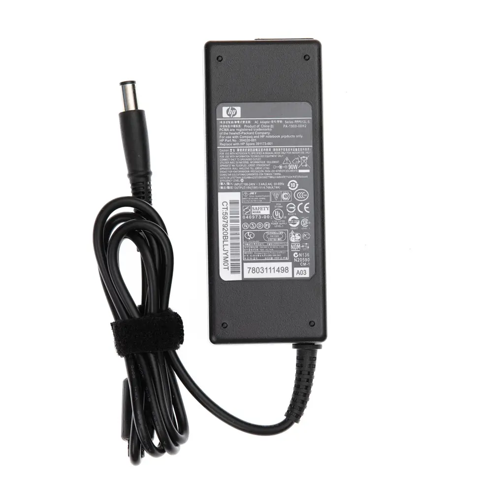 Блок живлення до ноутбуку AlSoft HP 90W 19V, 4.74A, 7.4/5.0 (pin inside) (A40028) - фото 4