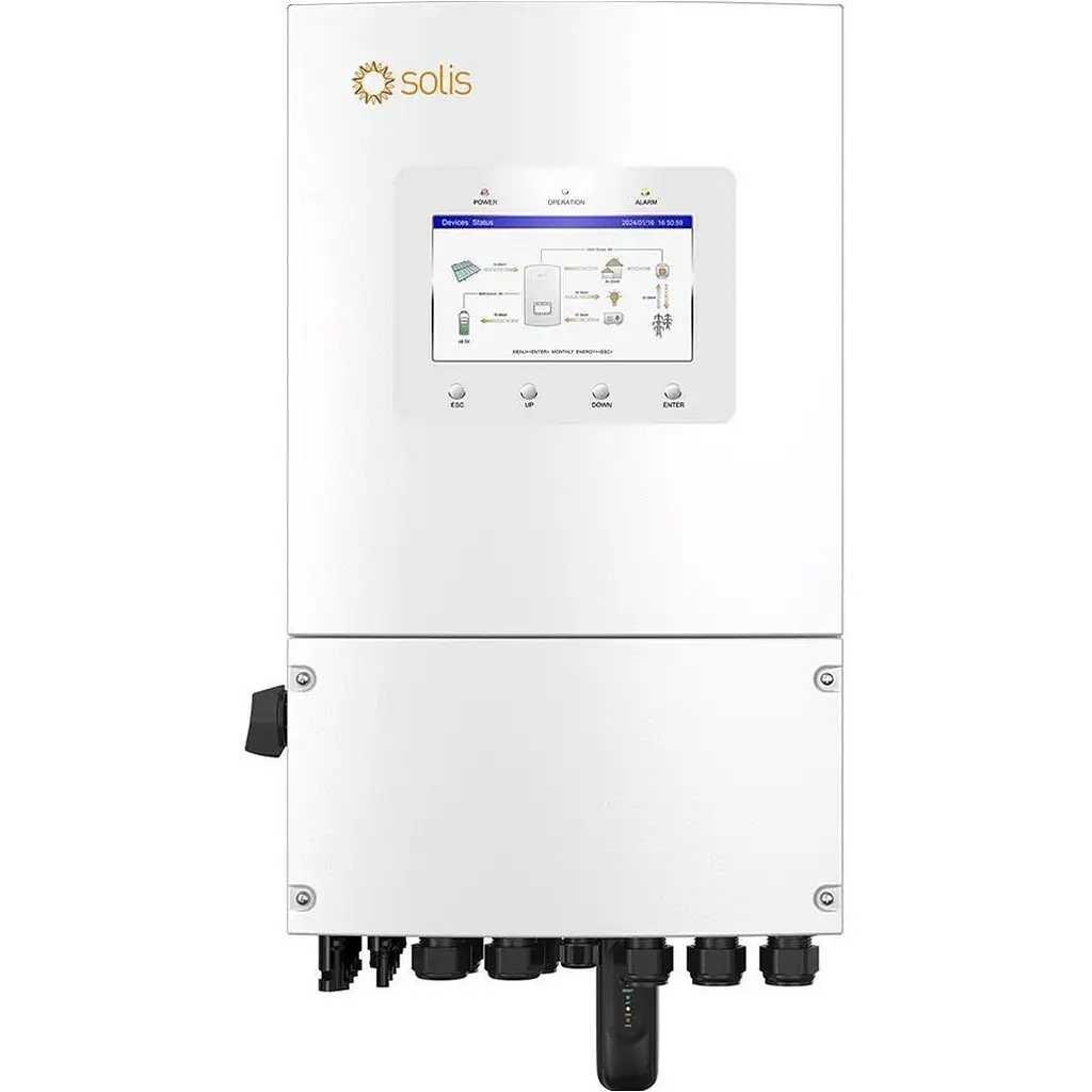 Система зберігання енергії Solis S6-EH1P6K-L-PLUS 6kW + АКБ FelicityESS FLA48314-EU 16kWh (51.2V/314Ah/16000Wh) [176563] - фото 2