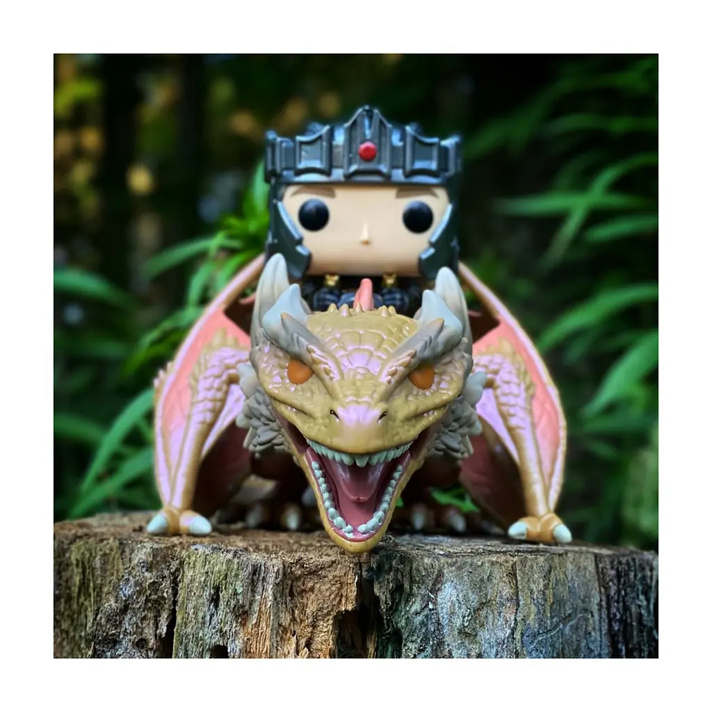 Фігурка Funko Pop Rides серії Дім Дракона S4 - Ейґон Тарґарієн і Сонцежар (83460) - фото 3
